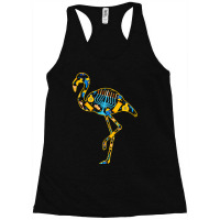 Flamingo Bird Tropical Hanukkah Flamingo Shape Menorah Collection Jewi Racerback Tank | Artistshot