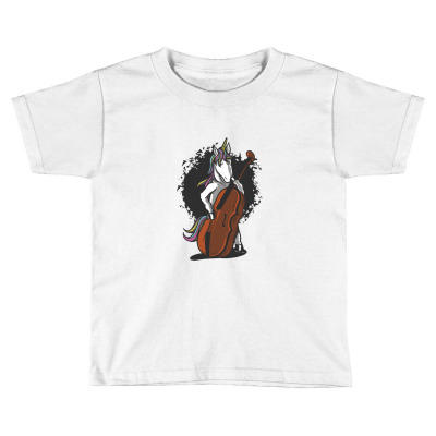 Cello Unicorn Gift Unicorns Toddler T-shirt Designed By Blackstone