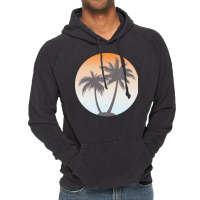 Holiday T  Shirt Coconut Tree On Beach T  Shirtby Arashbeathew Vintage Hoodie | Artistshot