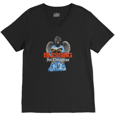 Blessing V-neck Tee Designed By Yanprojecthome