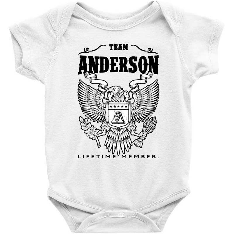 Team Anderson Lifetime Member Baby Bodysuit by MostWanted | Artistshot