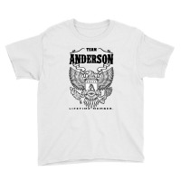 Team Anderson Lifetime Member Youth Tee | Artistshot