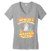 Dog Moms T  Shirt Best Cocker Spaniel Mom   Dog Mom, Dog Owner Gifts T Women's V-neck T-shirt | Artistshot