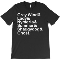 The Direwolves Of Winterfell T-Shirt | Artistshot