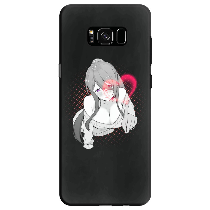 Custom Ara Ara Waifu Material Aesthetic Anime Tee Girl Sexy Babe Samsung Galaxy S8 Case By Dimensionalxone Artistshot