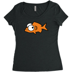 comic fish Women's Triblend Scoop T-shirt | Artistshot
