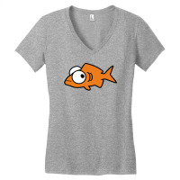 Comic Fish Women's V-neck T-shirt | Artistshot