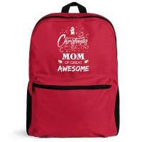 Merry Christmas To Mom Of Great Awesome Backpack | Artistshot