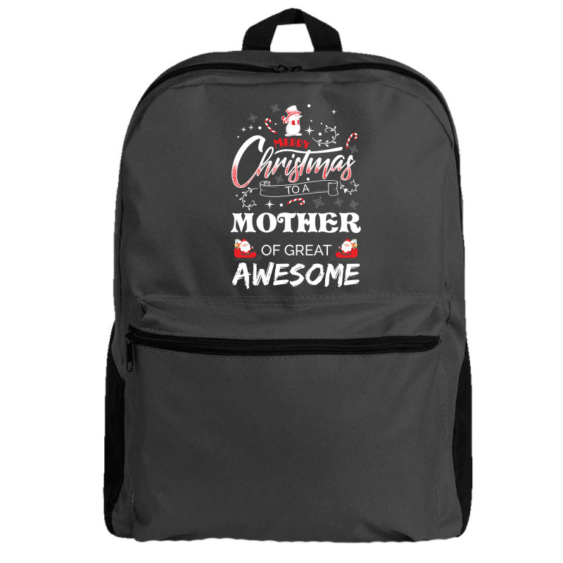 Merry Christmas To Mother Of Great Awesome Backpack | Artistshot