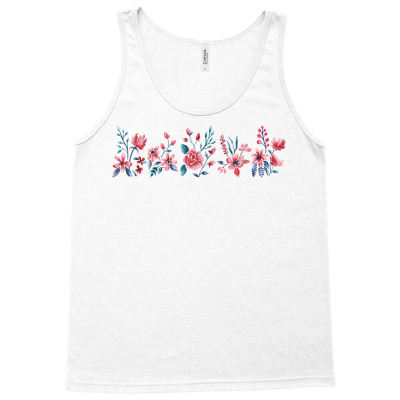 Vintage Inspired Botanical Flower Gardener Naturalist Flower T Shirt Tank Top Designed By Jessekaralpheal