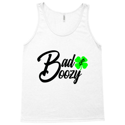 Bad And Boozy St Patrick's Day Tank Top Designed By Turisman