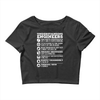 Understanding Engineers Funny Crop Top | Artistshot