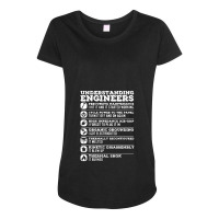 Understanding Engineers Funny Maternity Scoop Neck T-shirt | Artistshot