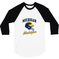 Michigan 3/4 Sleeve Shirt | Artistshot