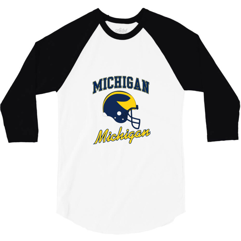 Michigan 3/4 Sleeve Shirt | Artistshot