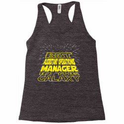 Assistant Operations Manager Funny Cool Galaxy Job T Shirt Racerback Tank Designed By Kaylasana