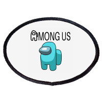 Mong Us Cyan Oval Patch | Artistshot