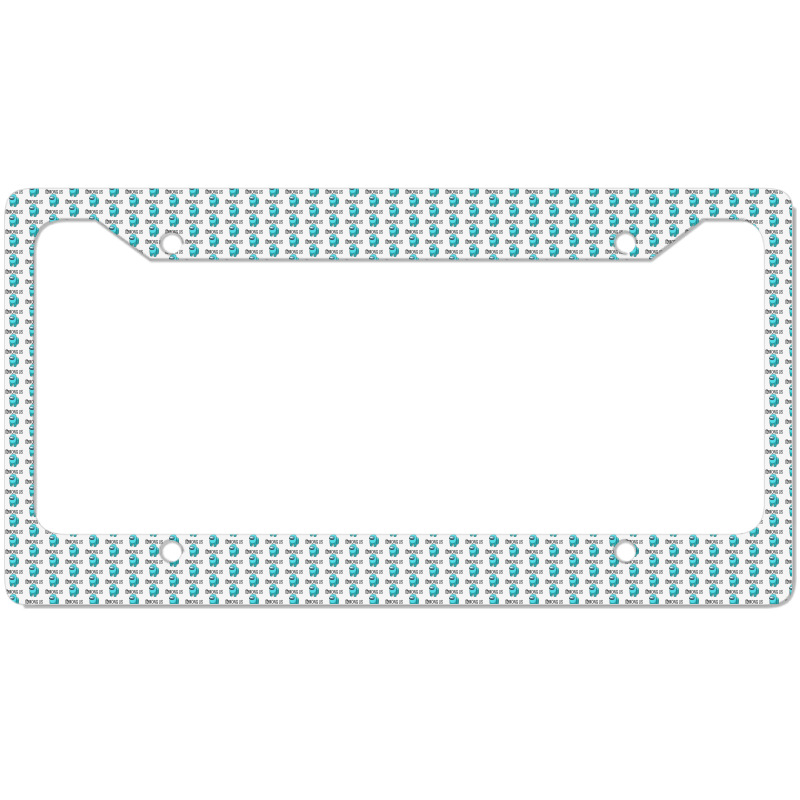 Mong Us Cyan License Plate Frame | Artistshot