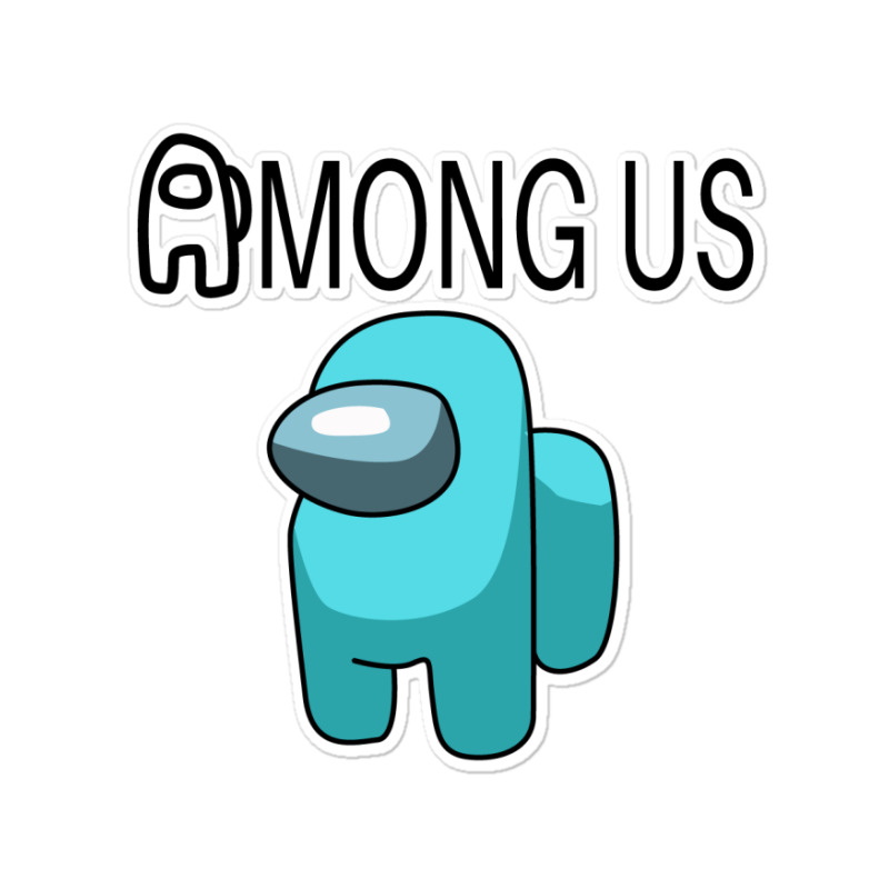 Mong Us Cyan Sticker | Artistshot