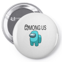 Mong Us Cyan Pin-back Button | Artistshot