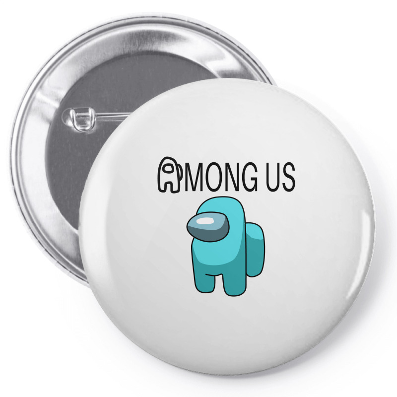 Mong Us Cyan Pin-back Button | Artistshot