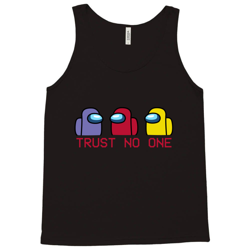 Trust No One Tank Top | Artistshot