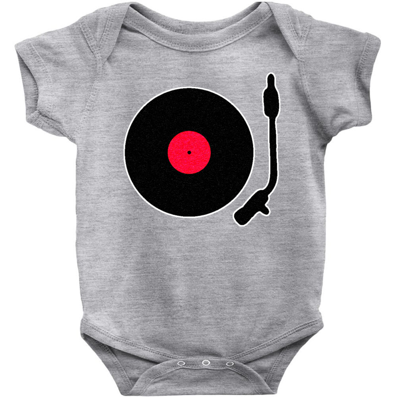 Vinyl Junkie Baby Bodysuit by zig street | Artistshot