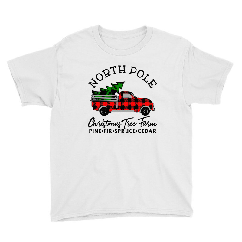 North Pole Christmas Tree Youth Tee by mirazjason | Artistshot