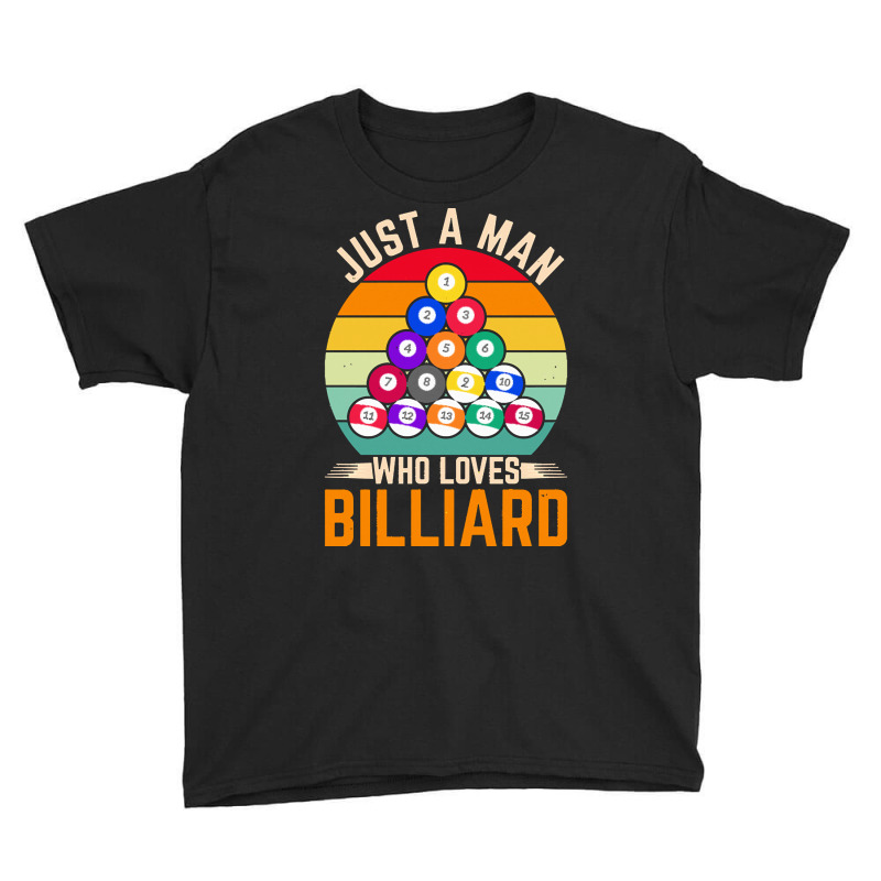 Billiard T  Shirt Man Snooker Player Hobby Pool Billiard T  Shirt Youth Tee | Artistshot