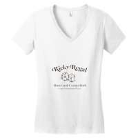 Ricky Regal Hotel And Casino Hall Women's V-neck T-shirt | Artistshot