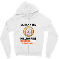 Saitama Inu Coin Crypto Token Millionaire Zipper Hoodie | Artistshot