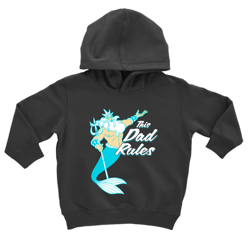 Mermaid King Triton Toddler Hoodie by Atayax | Artistshot