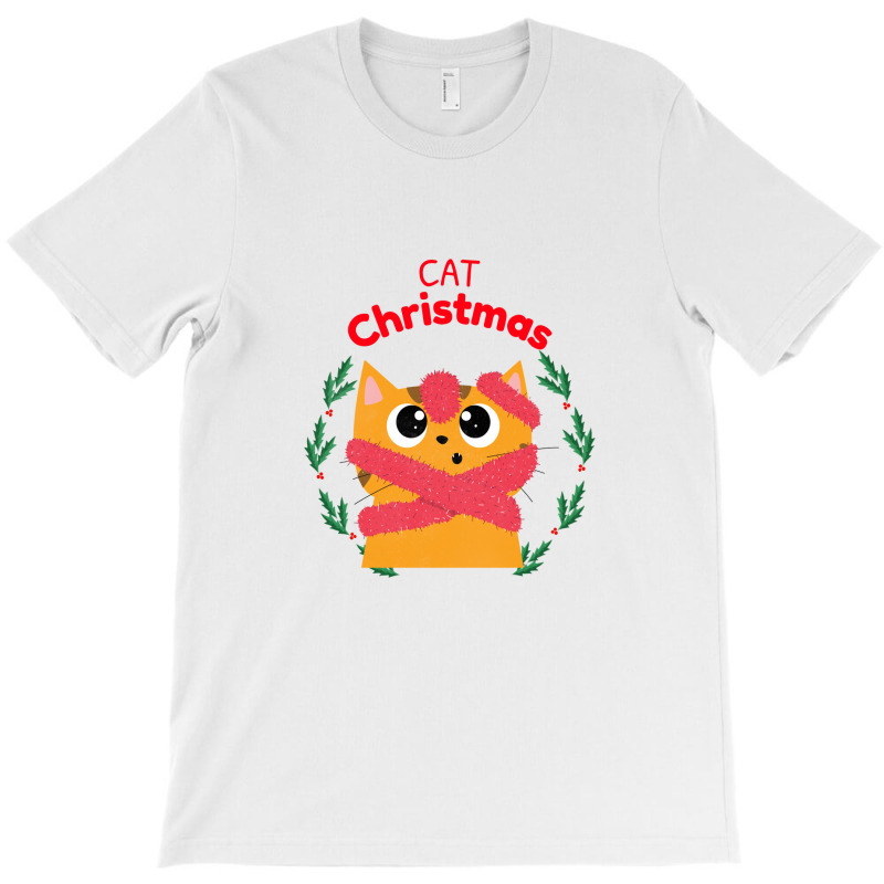 Cat Christmas T-Shirt by KimberlyKeiza | Artistshot