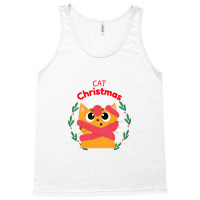 Cat Christmas Tank Top | Artistshot