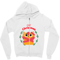 Cat Christmas Zipper Hoodie | Artistshot