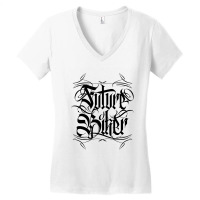 Future Biker Baby Jumpsuit Women's V-neck T-shirt | Artistshot