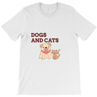 Dogs And Cat T-shirt | Artistshot