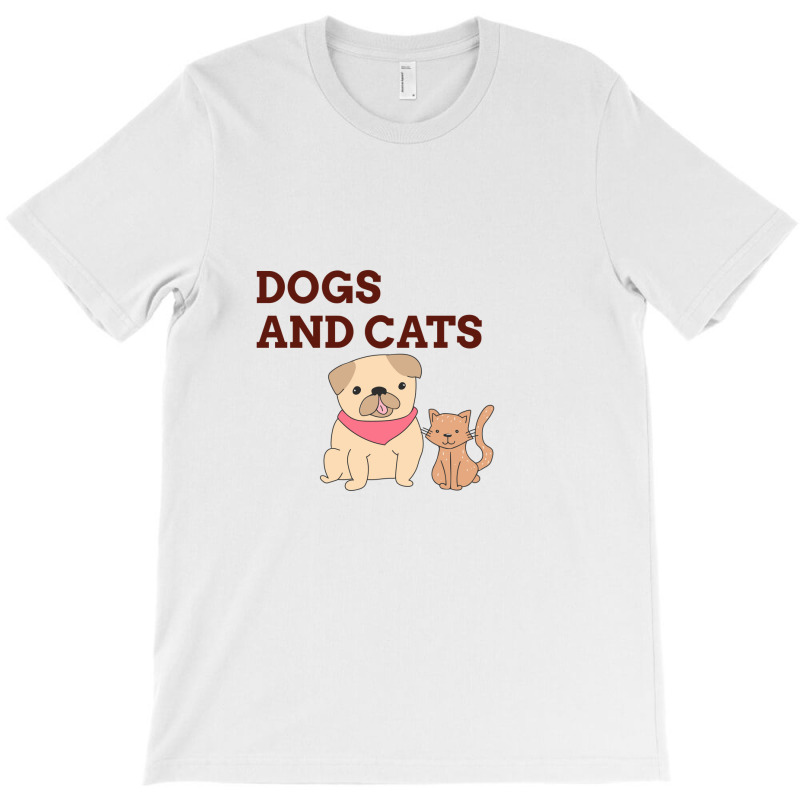 Dogs And Cat T-Shirt by KimberlyKeiza | Artistshot