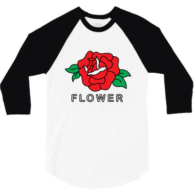 Flower 3/4 Sleeve Shirt Designed By Fahmifutri