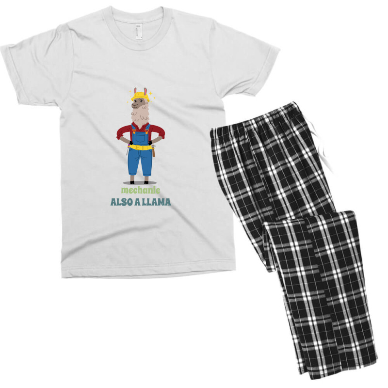 Mechanics Llama Men's T-shirt Pajama Set by KimberlyKeiza | Artistshot