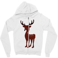 Mouse Deer Zipper Hoodie | Artistshot