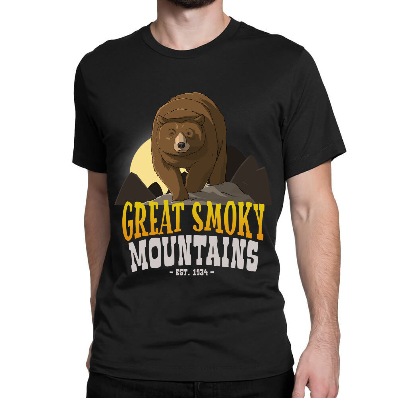 Bear Great Smoky Mountains National Park Bear 239 Forest Classic T-shirt by offensejuggler | Artistshot