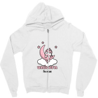 Unicorn Moon Zipper Hoodie | Artistshot