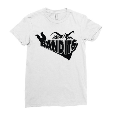 Bandit Ladies Fitted T-shirt Designed By Mdk Art
