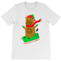 Deer Santa T-shirt | Artistshot