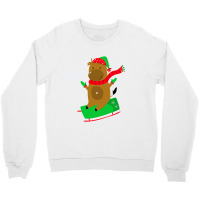 Deer Santa Crewneck Sweatshirt | Artistshot