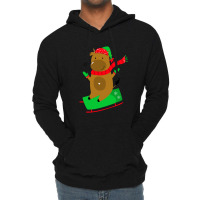 Deer Santa Lightweight Hoodie | Artistshot