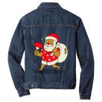 Santa Claus Gift Men Denim Jacket | Artistshot