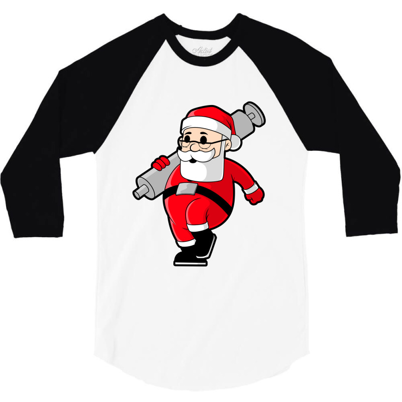 Santa Claus 3/4 Sleeve Shirt by KimberlyKeiza | Artistshot