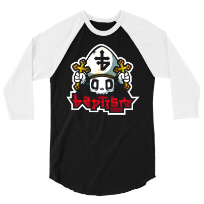 Baptism Records 3/4 Sleeve Shirt Designed By Mdk Art